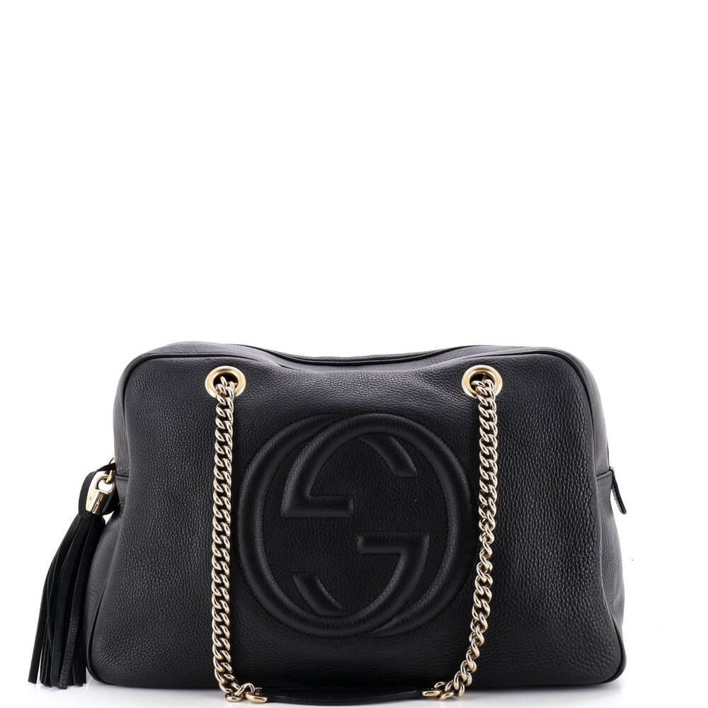 Gucci Medium Soho Chain Zip Shoulder Bag Leather